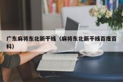 广东麻将东北新干线（麻将东北新干线百度百科）
