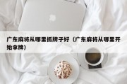 广东麻将从哪里抓牌子好（广东麻将从哪里开始拿牌）