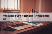 广东麻将红中碰了还有地胡吗（广东麻将带红中）