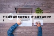 广东红中麻将怎么看骰子（广东红中麻将规则）
